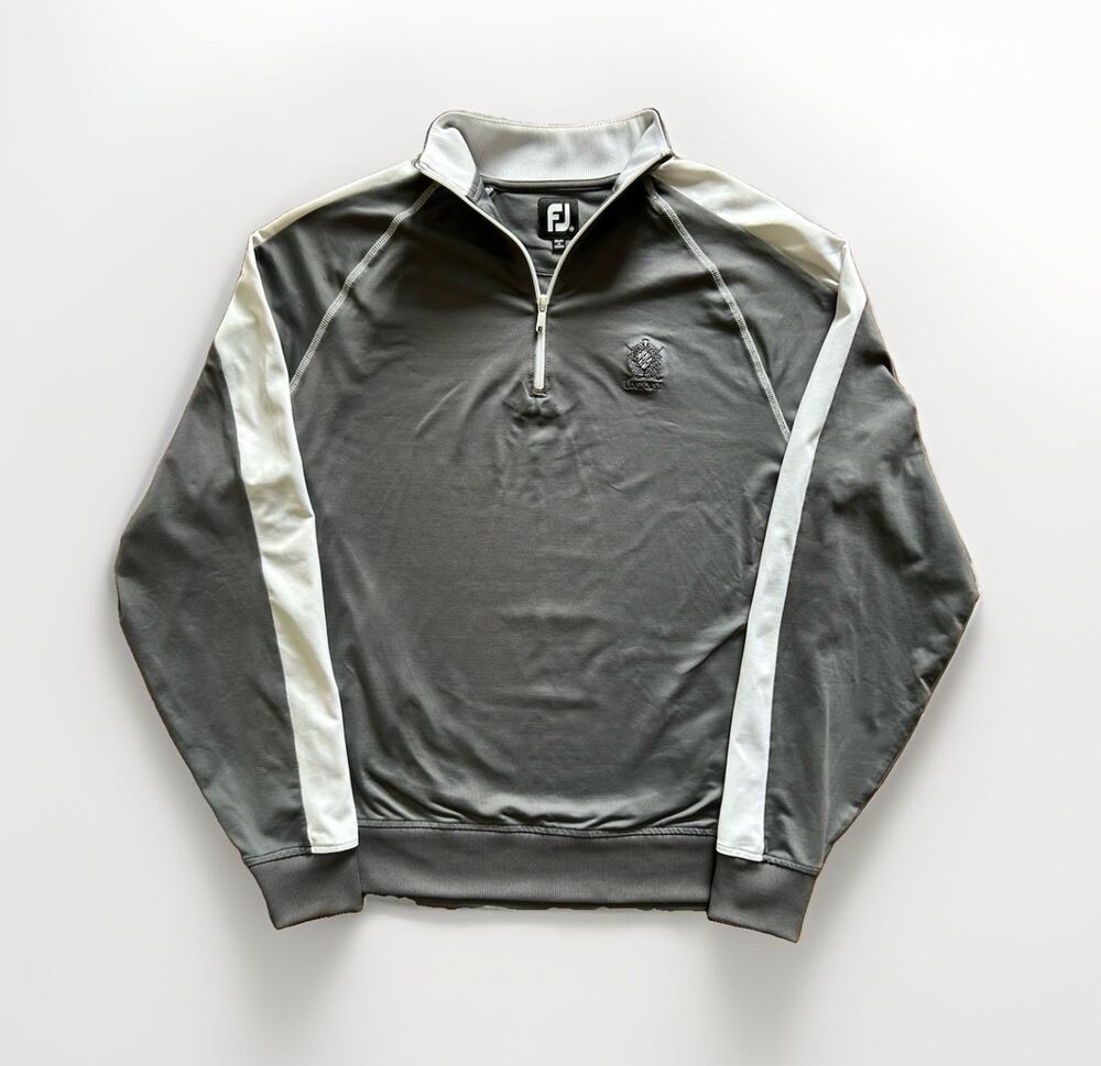 FootJoy Quarter Zip Pullover Men's Size Medium Long Sleeve Lansdowne Golf Club